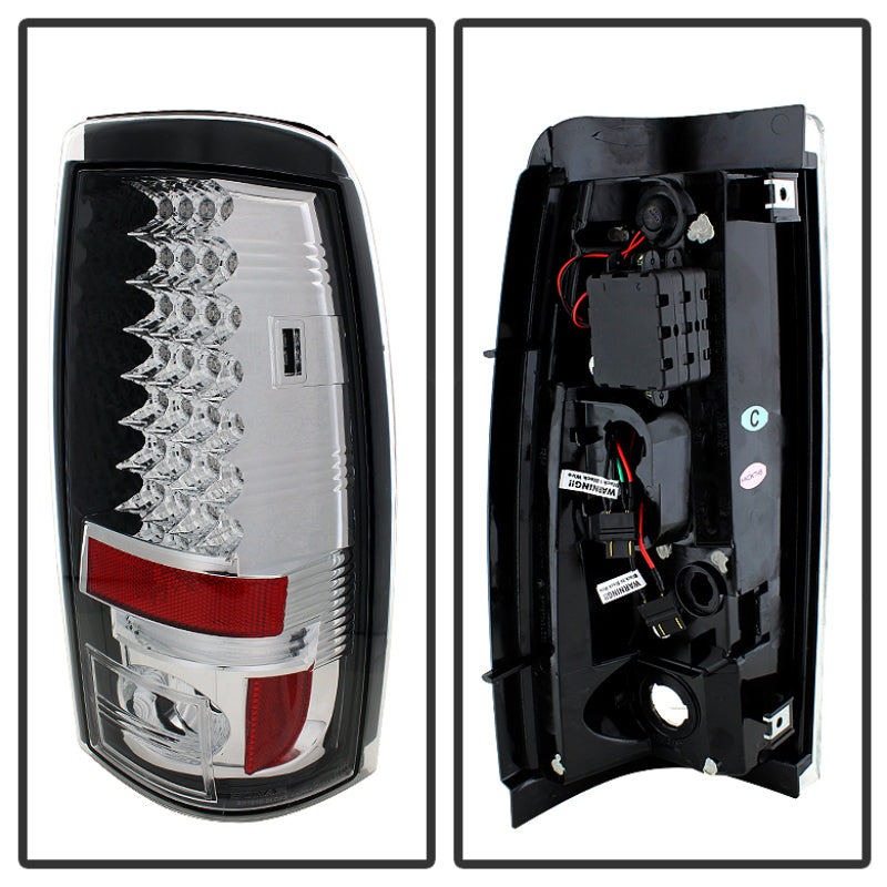 SPYDER 5001733 FITS: Chevy Silverado 1500/2500 03-06 (Does Not Fit Stepside)LED Tail Lights Chrm ALT-YD-CS03-LED-C Tail Lights