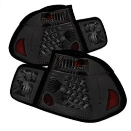 SPYDER 5015068 FITS: BMW E46 3-Series 02-05 4Dr Tail Lights Smke ALT-YD-BE4602-4D-LED-SM Tail Lights