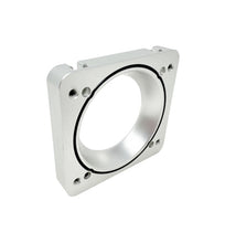 Load image into Gallery viewer, Torque Solution TS-SU-870O-S FITS: 06-21 Subaru STI / 08-14 Subaru WRX Big Bore 76mm Throttle Body Adapter Silver Throttle Body Spacers