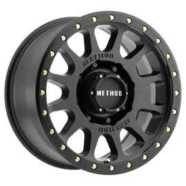 Method Wheels MR30589080518H FITS:Method MR305 NV HD 18x9 +18mm Offset 8x6.5 130.81mm CB Matte Black Wheel Wheels Cast