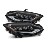 AlphaRex 880494 FITS: 23-24 Nissan Z NOVA-Series LED Projector Headlights Alpha-Blk w/Activation Light & Seq.Sig Headlights