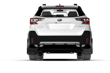 Load image into Gallery viewer, Rally Armor MF66-UR-BLK/WH FITS: 20-25 Subaru Outback Black UR Mud Flap w/White Logo Mud Flaps