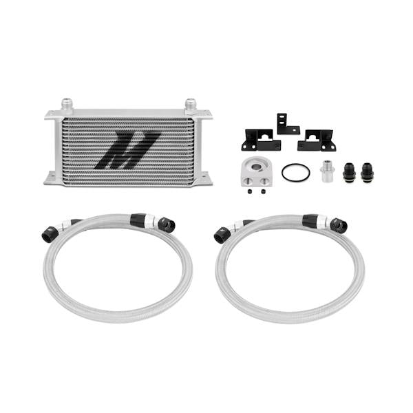 Mishimoto MMOC-WRA-07 FITS: 07-11 Jeep Wrangler JK Oil Cooler Kit Silver Oil Coolers