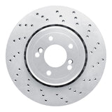 DFC 08-11 BMW 1 Series M Rear Right Drilled Hi-Carbon Alloy Geomet Coated Rotor