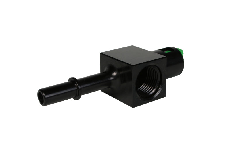 Aeromotive 15121 FITS: 3/8in Quick Connect with AN-08 port and 1/8in gauge port Fittings