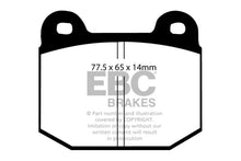 Load image into Gallery viewer, EBC DP4197/2R FITS: 08+ Lotus 2-Eleven 1.8 Supercharged Yellowstuff Front Brake Pads Brake Pads Performance