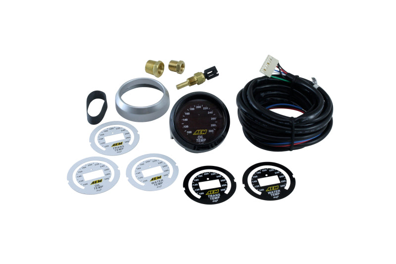 AEM 30-4402 FITS: 52mm Temperature (Transmission / Oil / Water) Digital Gauge Gauges