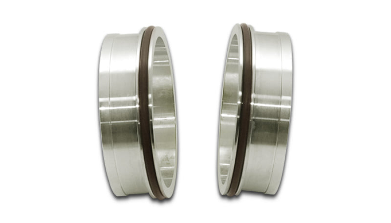 Vibrant 12555 FITS: Stainless Steel Weld Fitting w/ O-Rings for 2.5in OD Tubing Bungs