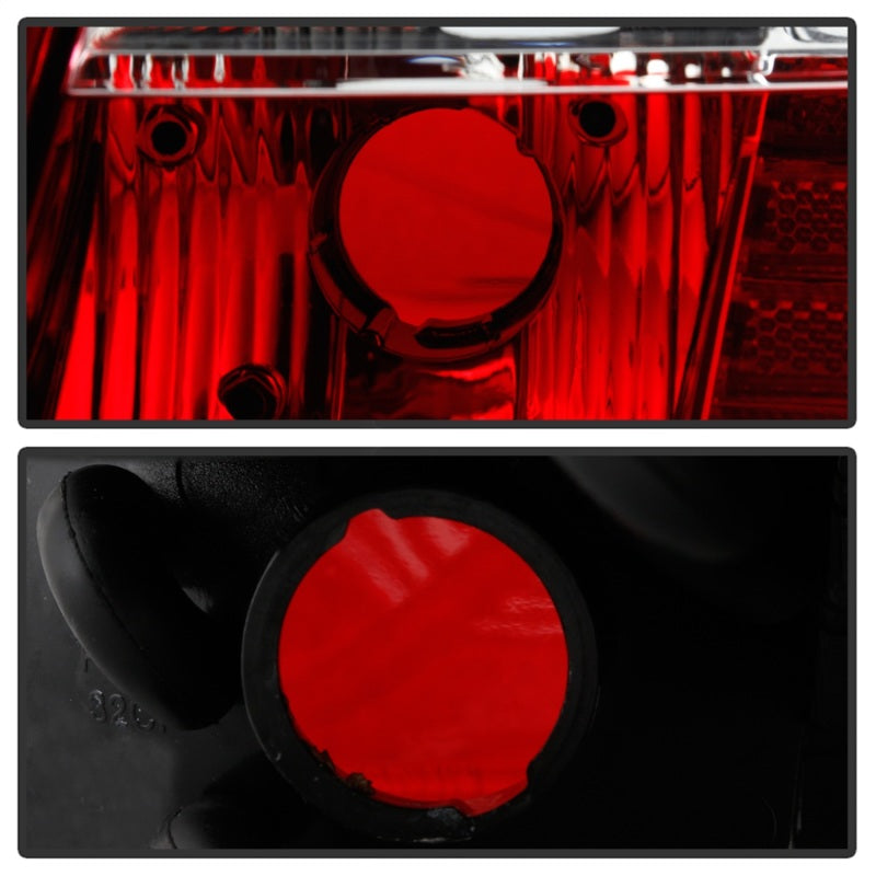SPYDER 5013132 FITS:Xtune Porsche 911 996 ( Non 4S. Turbo. GT3 ) 99-04 LED Tail Lights Red Clear ALT-ON-P99699-LED-RC Tail Lights