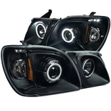 ANZO 111170 FITS: 1998-2007 Lexus Lx470 Projector Headlights w/ Halo Black (CCFL) Headlights