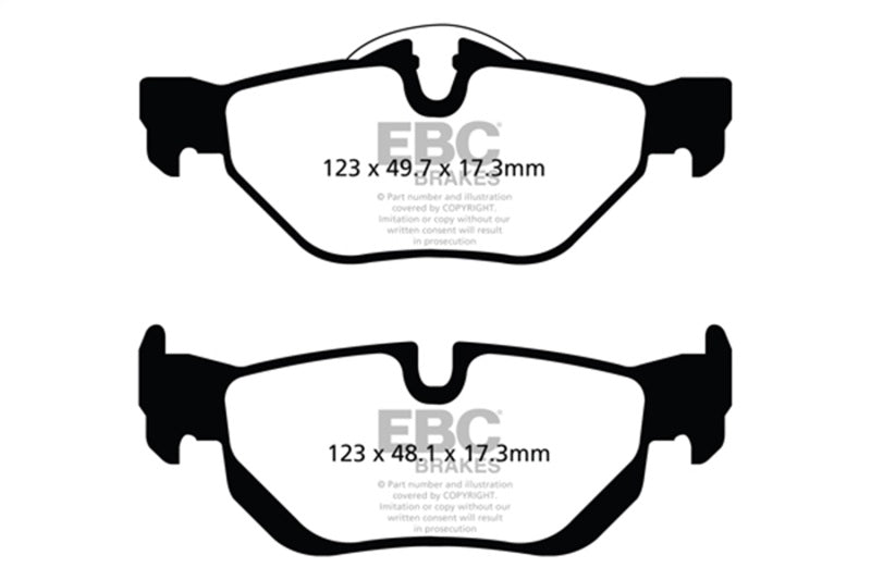 EBC UD1267 FITS: 13+ BMW X1 2.0 Turbo (28i) Ultimax2 Rear Brake Pads Brake Pads OE