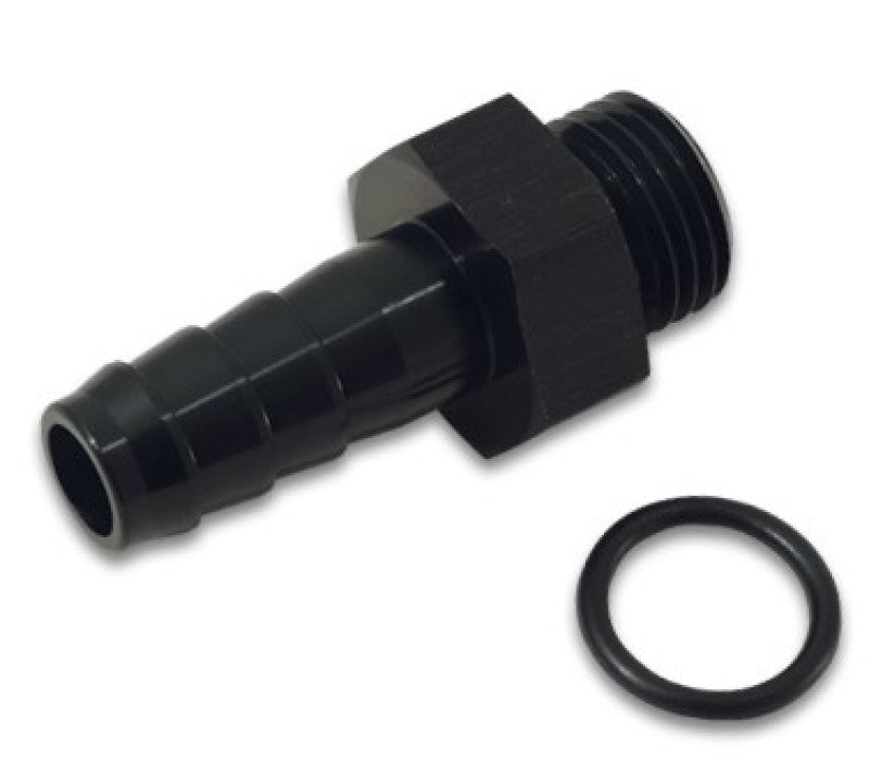 Vibrant 11315 FITS: Aluminum Male -6AN ORB to 1/8in Barb w/O-Ring Anodized Black Fittings