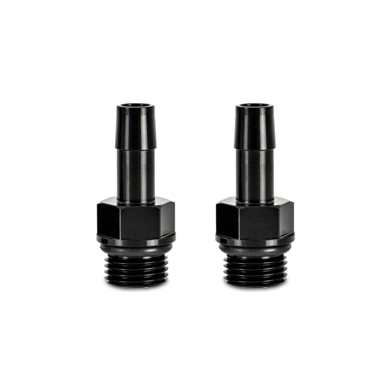 Mishimoto MMFT-M16-38BK FITS: 2pcs M16x1.5 3/8in Aluminum Catch Can Fitting Black Fittings