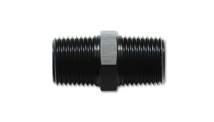 Vibrant 10370 FITS: 1/8in NPT x 1/8in NPT Straight Union Pipe Adapter Fitting Aluminum Fittings