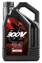 Load image into Gallery viewer, Motul 104121 FITS: 4L Synthetic-ester 300V Factory Line Road Racing 10W40 Motor Oils