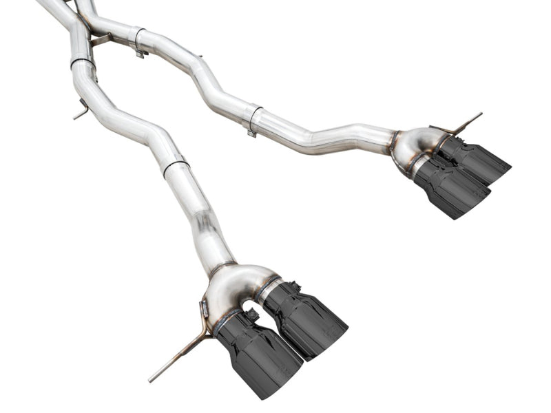 AWE Tuning 3020-42482 FITS: -AWE Track Edition Catback Exhaust for BMW G8X M3/M4 Diamond Black Tips Catback