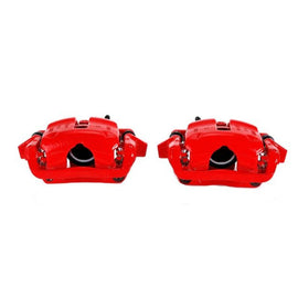 PowerStop S3320A FITS:Power Stop 07-16 Mini Cooper Front Red Calipers w/Brackets Pair Brake Calipers Perf