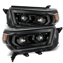 Load image into Gallery viewer, AlphaRex 880756 FITS: 10-13 Toyota 4Runner LUXX LED Proj Headlights Plank Style Alpha Black w/Seq Signal/DRL Headlights