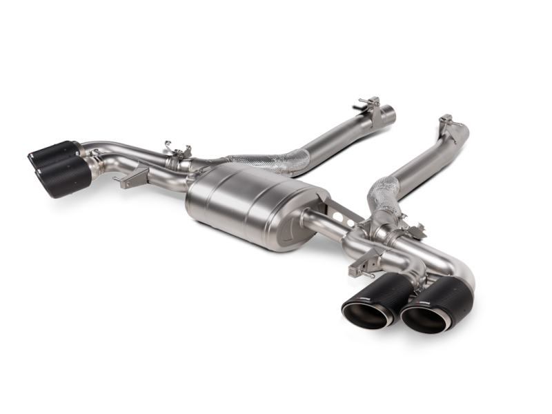 Akrapovic S-BM/T/35H FITS: 2024+ BMW X5M / X6M (Face Lift) Slip-On Line (Titanium) Muffler
