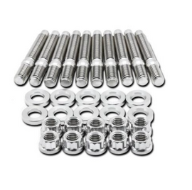 BLOX Racing BXFL-00308-8 FITS: SUS303 Stainless Steel Intake Manifold Stud Kit M8 x 1.25mm 55mm in Length 8-piece Hardware Kits Other