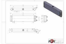 Load image into Gallery viewer, CSF 8066 FITS: Universal Dual-Pass Internal/External Oil Cooler 22.0in L x 5.0in H x 2.25in W Oil Coolers