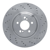 DFC 15-20 BMW M2 Right Rear Drilled Brake Rotor