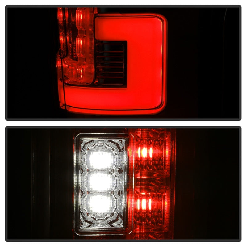SPYDER 5085634 FITS: 17-18 Ford F-250 SD (w/Blind Spot Sens) LED Only Tail Lights Red Clr (ALT-YD-FS17BS-LED-RC) Tail Lights