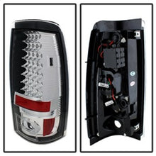Load image into Gallery viewer, SPYDER 5001733 FITS: Chevy Silverado 1500/2500 03-06 (Does Not Fit Stepside)LED Tail Lights Chrm ALT-YD-CS03-LED-C Tail Lights