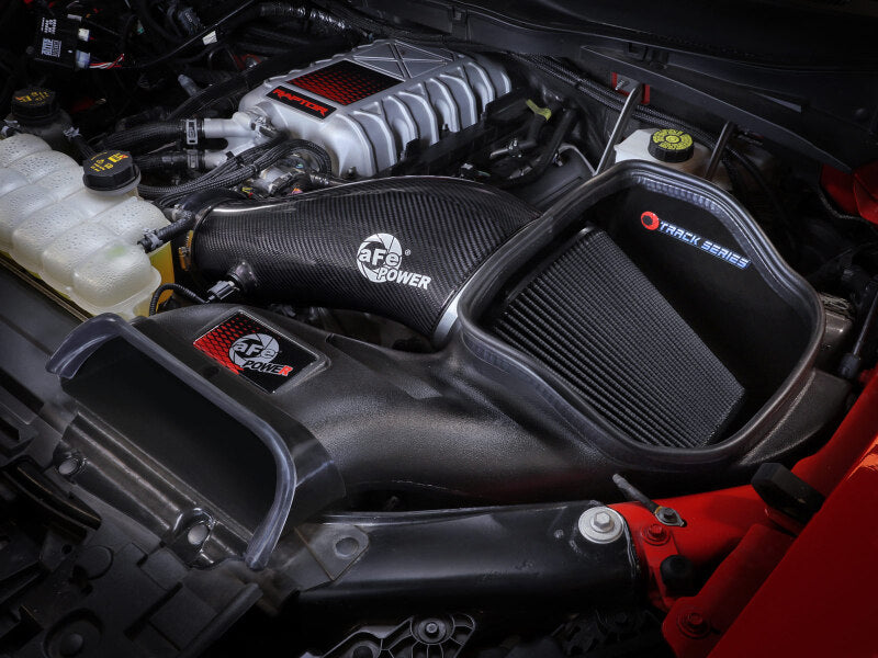 aFe 57-10030K FITS: 23-24 Ford F150 Raptor R V8 5.2L Supercharged Track Series Air Intake w/ Black PDS Filter Cold Air Intakes