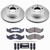 Power Stop 90-99 Jeep Cherokee Front Z23 Coated Brake Kit