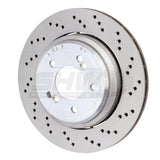 SHW Performance BRR42834 FITS:SHW 06-08 BMW Z4 3.2L Right Rear Cross-Drilled Lightweight Brake Rotor (34212282304) Brake Rotors Drilled