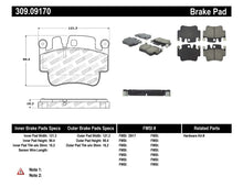 Load image into Gallery viewer, Stoptech 309.09170 FITS:StopTech Performance 00-07 Porsche Boxster S / 06-07 Cayman / 99-05 911 Carrera Front Brake Pads Brake Pads Performance