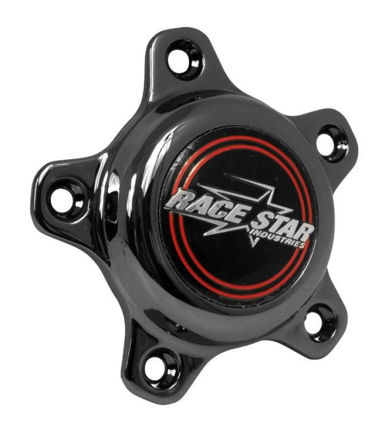 Race Star 615-5096-D1 FITS: 5 Lug Cap Short Plastic Dark Star (incl. Medallion & Screws) Lug Nuts