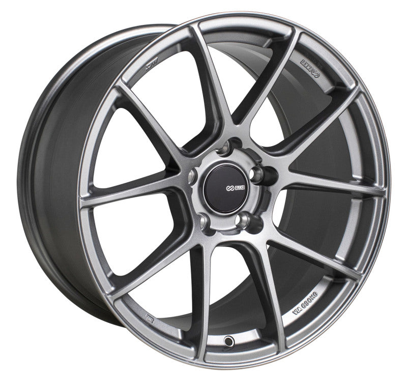Enkei 522-895-6538GR FITS: TS-V 18x9.5 5x114.3 38mm Offset 72.6mm Bore Storm Grey Wheel Wheels Cast