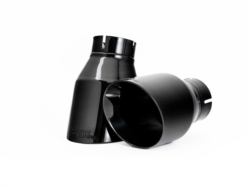 AWE Tuning 3020-33034 FITS: Audi B9 A5 Track Edition Exhaust Dual Outlet Diamond Black Tips (Includes DP) Catback