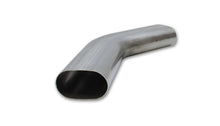 Load image into Gallery viewer, Vibrant 13192 FITS: 3.5in Oval (Nominal Size) T304 SS 45 deg Mandrel Bend 6in x 6in leg lengths Steel Tubing