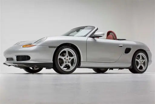 Porsche 986 Boxster Spyder style aero kit in polyurethane, upgrade for 1997-2004 models, featuring aerodynamic body enhancements.