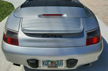 Load image into Gallery viewer, Porsche 996 Carrera ducktail spoiler by BetterBodies Motorsport, retro racing rear wing for 1999–2004 Porsche 996 models.