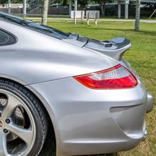 Load image into Gallery viewer, BetterBodies Motorsport Porsche 997.1 Carrera rear bumper in Aero racing style, fits 2005–2008 997.1 Carrera models.