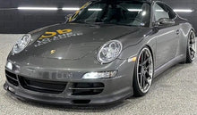 Load image into Gallery viewer, Porsche 997.1 Carrera front spoiler lip in GT3-style polyurethane for models 2005-2008, designed for BetterBodies Motorsport.