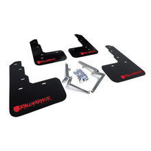 Load image into Gallery viewer, Rally Armor MF47-UR-BLK/RD-X FITS: 17-22 Honda Civic Type R Black Mud Flap Red Altered Font Logo Mud Flaps