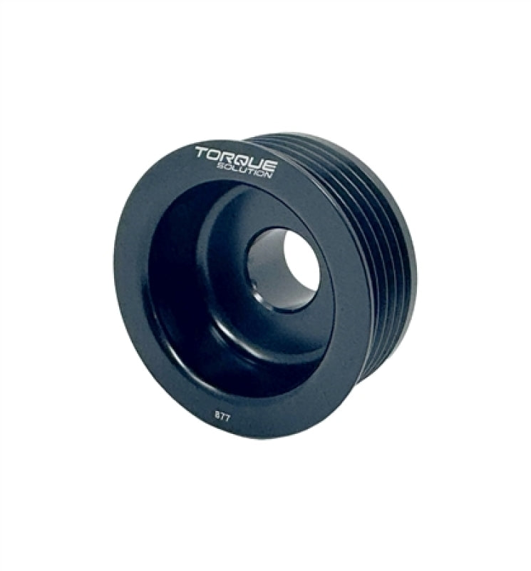 Torque Solution TS-SU-877 FITS: Lightweight Alternator Pulley (Black): Subaru EJ WRX 02-05 / STI 04-06 Pulleys Crank, Underdrive