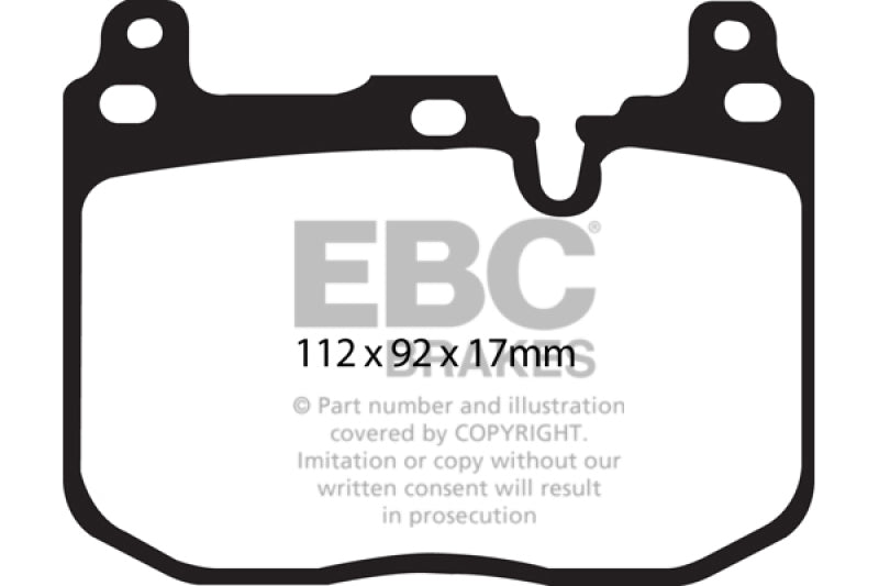 EBC DP22130 FITS: 14+ BMW 228 Coupe 2.0 Turbo Brembo calipers Greenstuff Front Brake Pads Brake Pads Performance