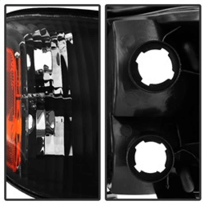 SPYDER 9034336 FITS:xTune Toyota Tundra Double Cab 05-06 OEM Style Headlights & Corner Lights Black HD-JH-TTUN05-AM-BK Headlights