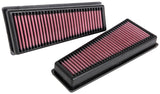 K&N Engineering 33-3140 FITS:K&N 17-20 Mercedes Benz E63 V8-4.0L F/I Replacement Drop In Air Filter Air Filters Drop In