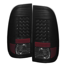 Load image into Gallery viewer, SPYDER 9027642 FITS:xTune Ford F250/350/450/550 Super Duty 99-07 LED Tail Lights Black Smoke ALT-JH-FF15097-LED-BKSM Tail Lights