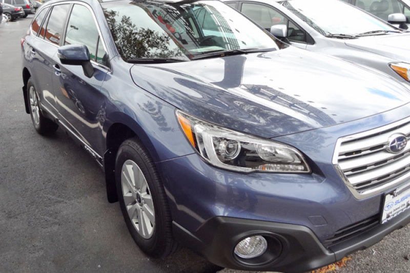 Rally Armor MF36-UR-BLK/GRY FITS: 15-19 Subaru Outback Black UR Mud Flap w/ Grey Logo Mud Flaps