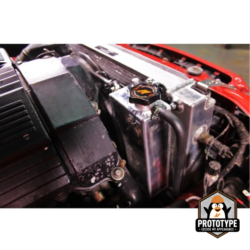 Mishimoto MMRT-E36-92EBK FITS: Coolant Reservoirs FITS: 92-99 BMW 3 Series Aluminum Coolant Expansion Tank Black Coolant Reservoirs