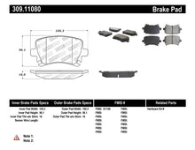Load image into Gallery viewer, Stoptech 309.11080 FITS:StopTech Performance 06-09 Audi A3 / 05-09 Audi A4/A6 / 08-09 Audi TT / 06-09 VW GTI / 06-09 Jetta Brake Pads Performance