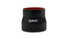 Load image into Gallery viewer, Vibrant 2929 FITS: 4 Ply Aramid Reducer Coupling 4.5in Inlet x 5in Outlet x 3in Length Black Silicone Couplers &amp; Hoses